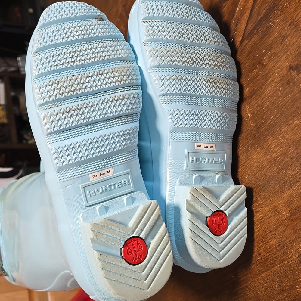 Hunter Blue Women's Winter & Rain Boots - Picture 6 of 7